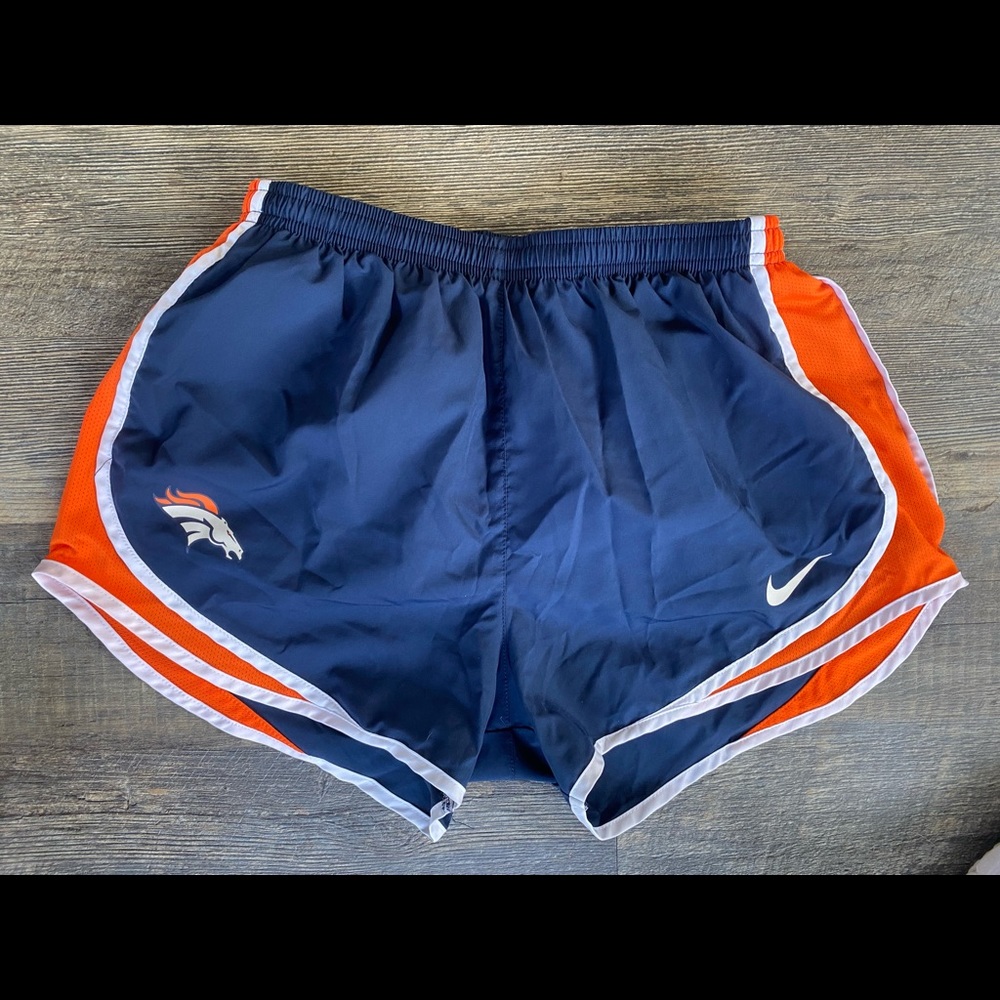 Denver Broncos NFL Nike Dri-Fit running shorts